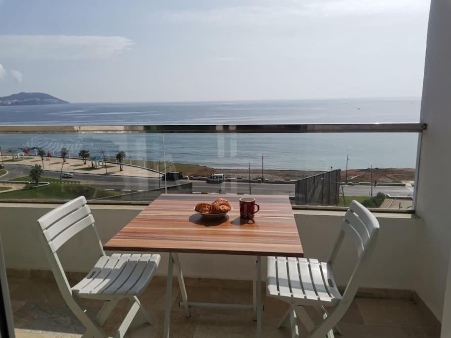 Appartf3 Vue Panoramique Sur Mer Residence Vista Del Mar Fnideq Exterior foto