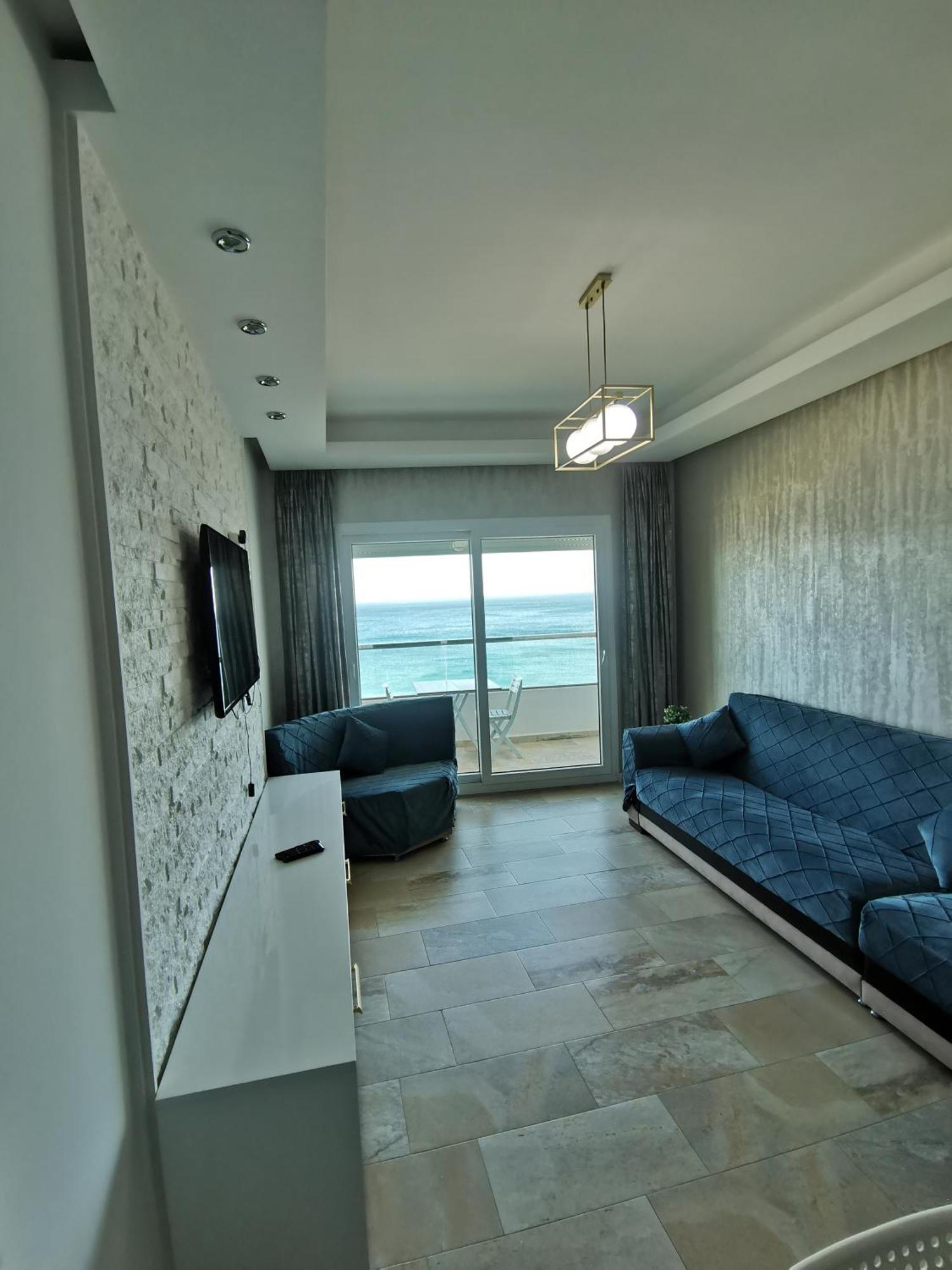 Appartf3 Vue Panoramique Sur Mer Residence Vista Del Mar Fnideq Exterior foto
