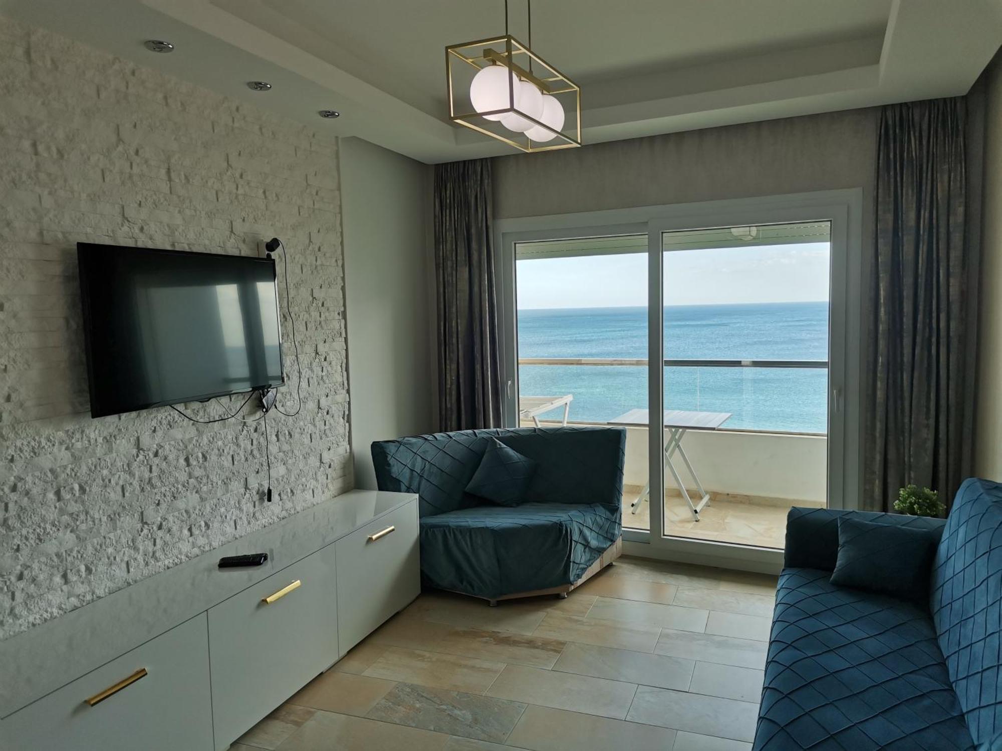 Appartf3 Vue Panoramique Sur Mer Residence Vista Del Mar Fnideq Exterior foto