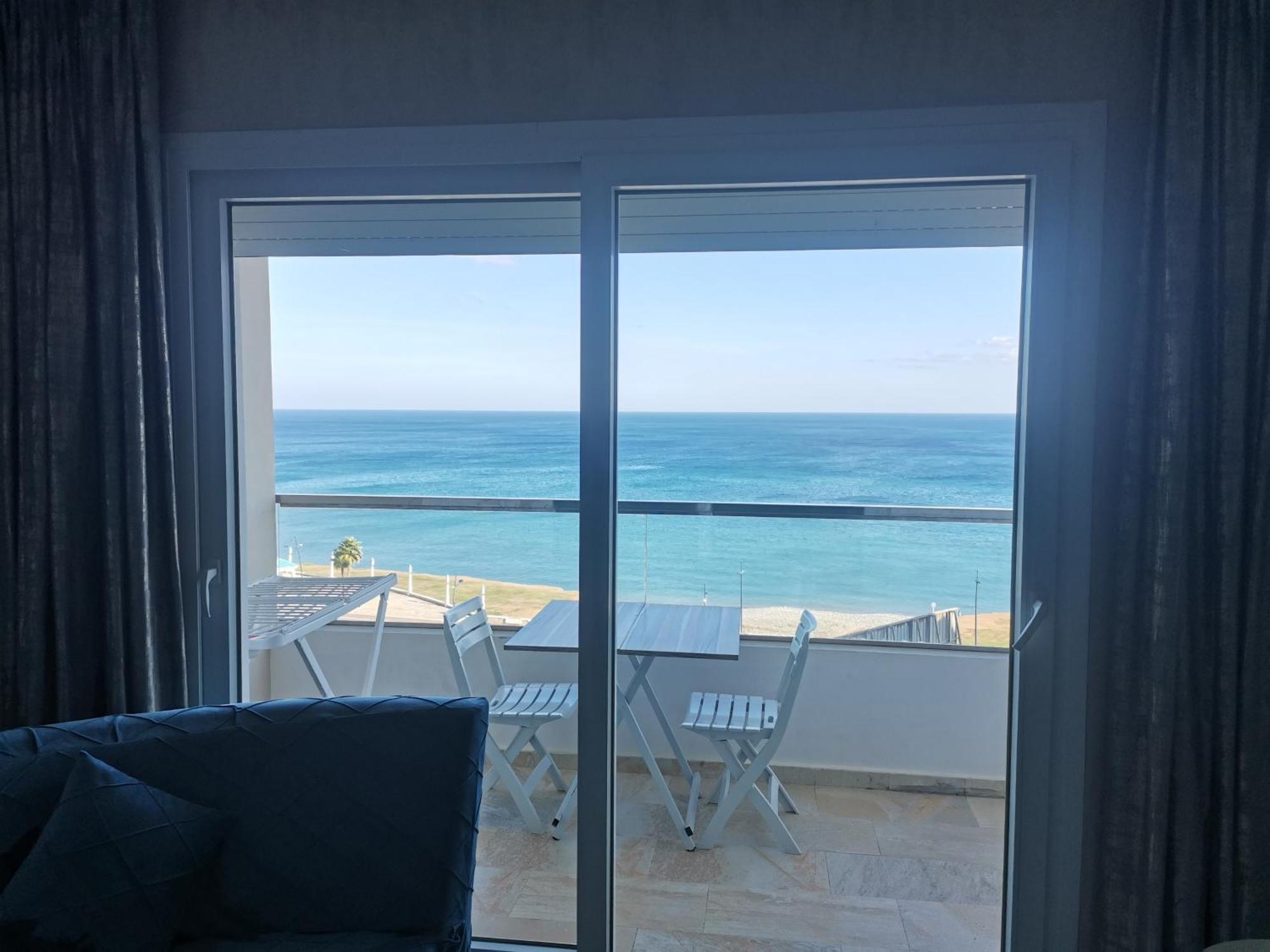 Appartf3 Vue Panoramique Sur Mer Residence Vista Del Mar Fnideq Exterior foto