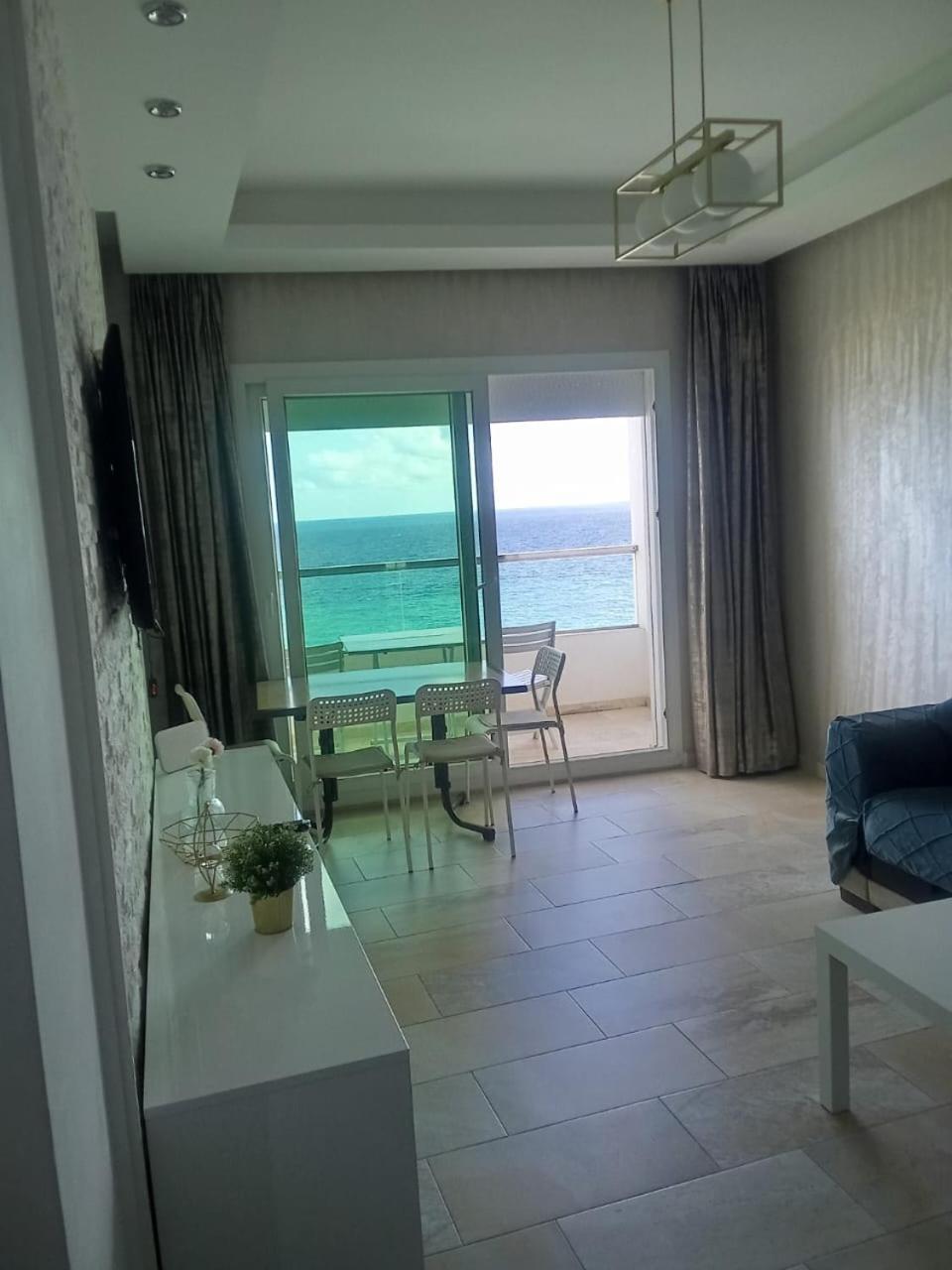 Appartf3 Vue Panoramique Sur Mer Residence Vista Del Mar Fnideq Exterior foto