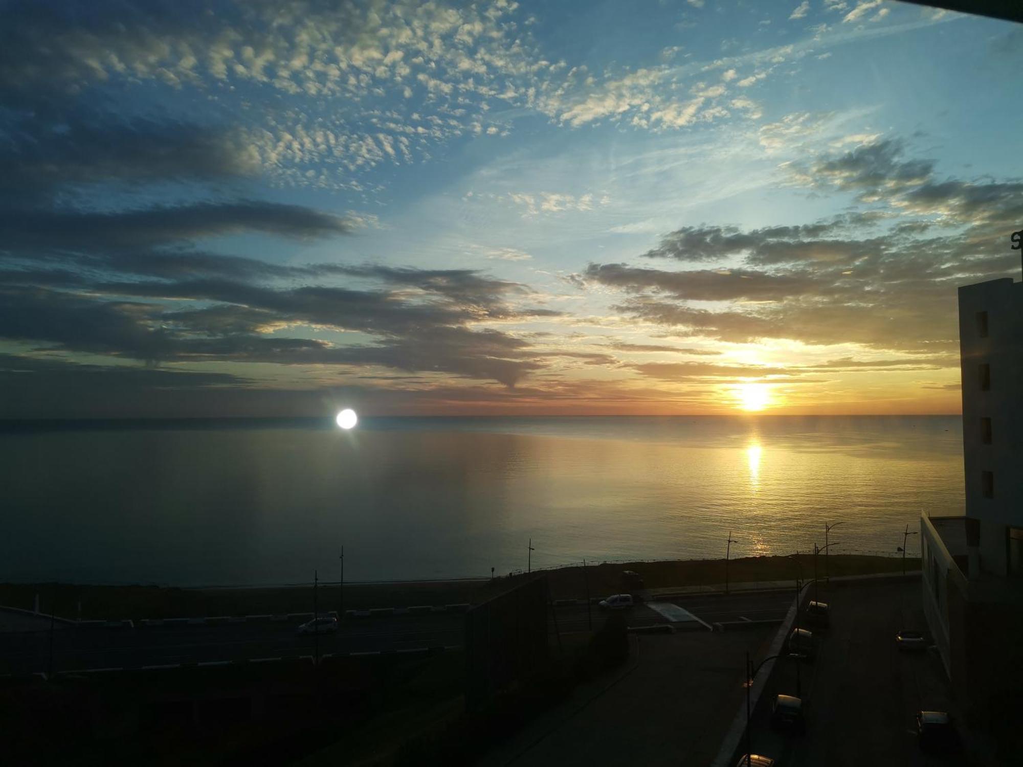 Appartf3 Vue Panoramique Sur Mer Residence Vista Del Mar Fnideq Exterior foto